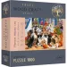 Wood Craft: Hundefreundschaft 1000-teiliges Premium-Holzpuzzle - Trefl