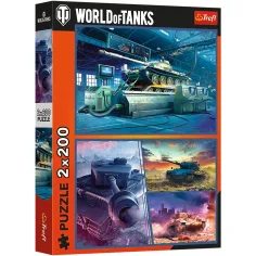 World of Tanks 2x200-teiliges Puzzle - Trefl Bild 1